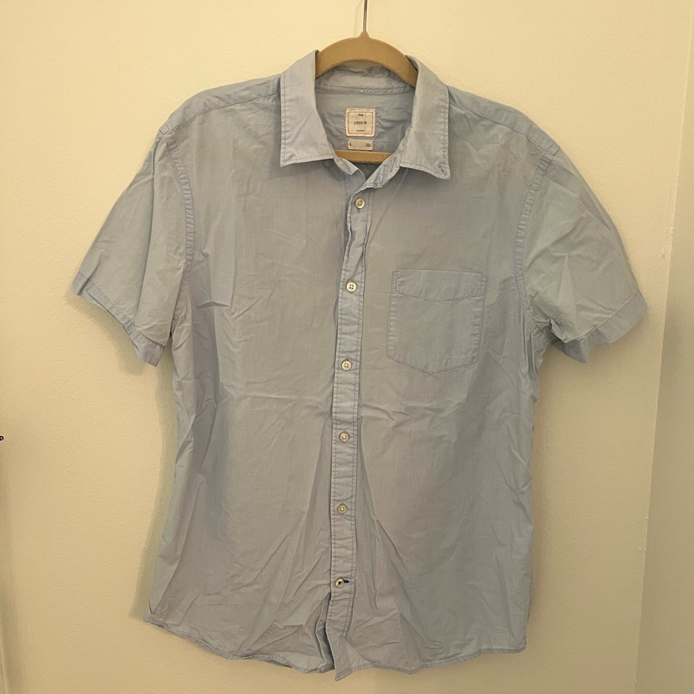 Men’s Gap short sleeve collared shirt buttondown